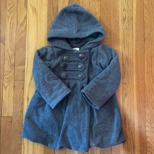 Corky’d Kids grey bubble jacket for girls, size 4T